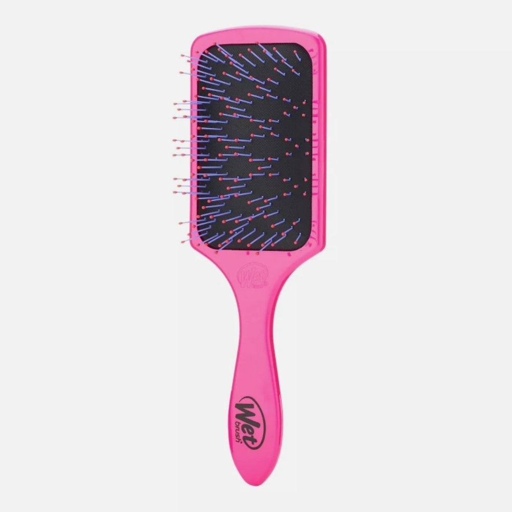 Wet Brush Custom Care Detangler Hair Brush, Thick Hair - Pink Paddle